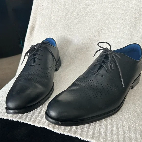 Cole Haan Black Oxfords with Blue Lining Men main image 4